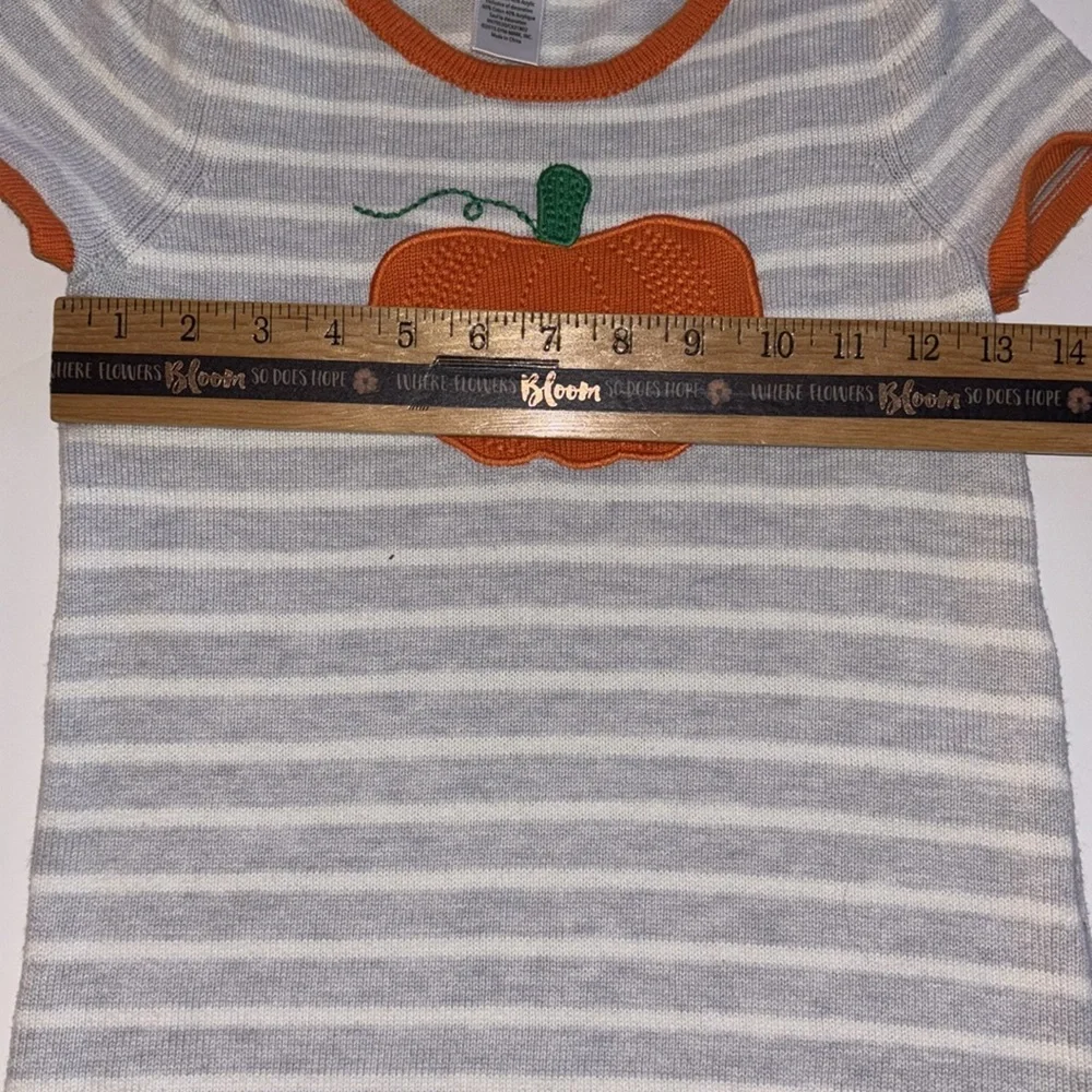 Pumpkin Sweater Dress Size 10 Gymboree Pumpkin Sweater Dress Gray Stripes